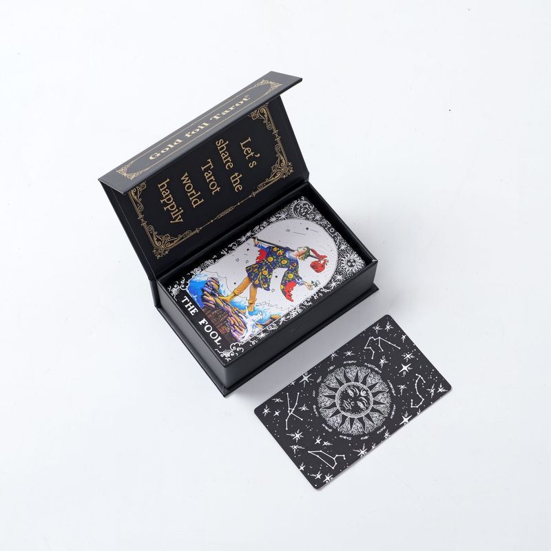 Phong Cách Mới Giấy Sun Weite Tarot Tarot Bộ Đầy Đủ Chính Hãng 78 Tờ Trọn Bộ Hộp Quà Tặng Giấy Vàng 