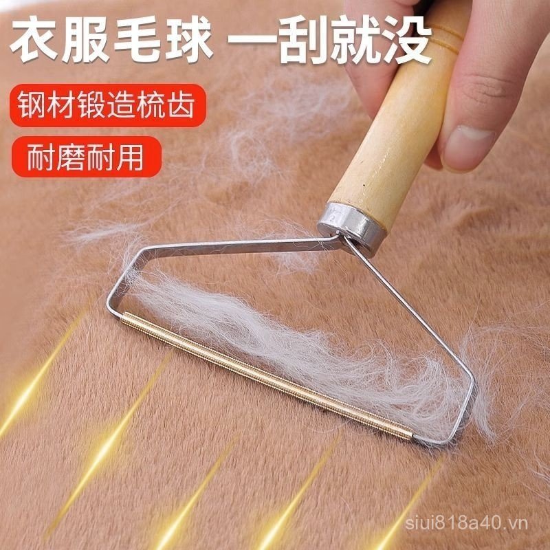 Quần Áo Máy Cạo Râu Tay Cầm Bằng Gỗ Đồng-Quần Áo Cạo Bóng Tẩy Hướng Dẫn Sử Dụng Quần Áo Pilling Tẩy 