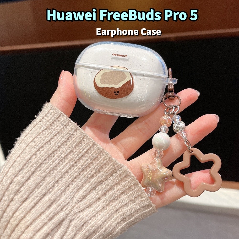 Dành Cho Huawei FreeBuds Pro 5 Ốp Lưng Silicon Mềm Vỏ Tai Nghe DIY Họa Tiết Hoa