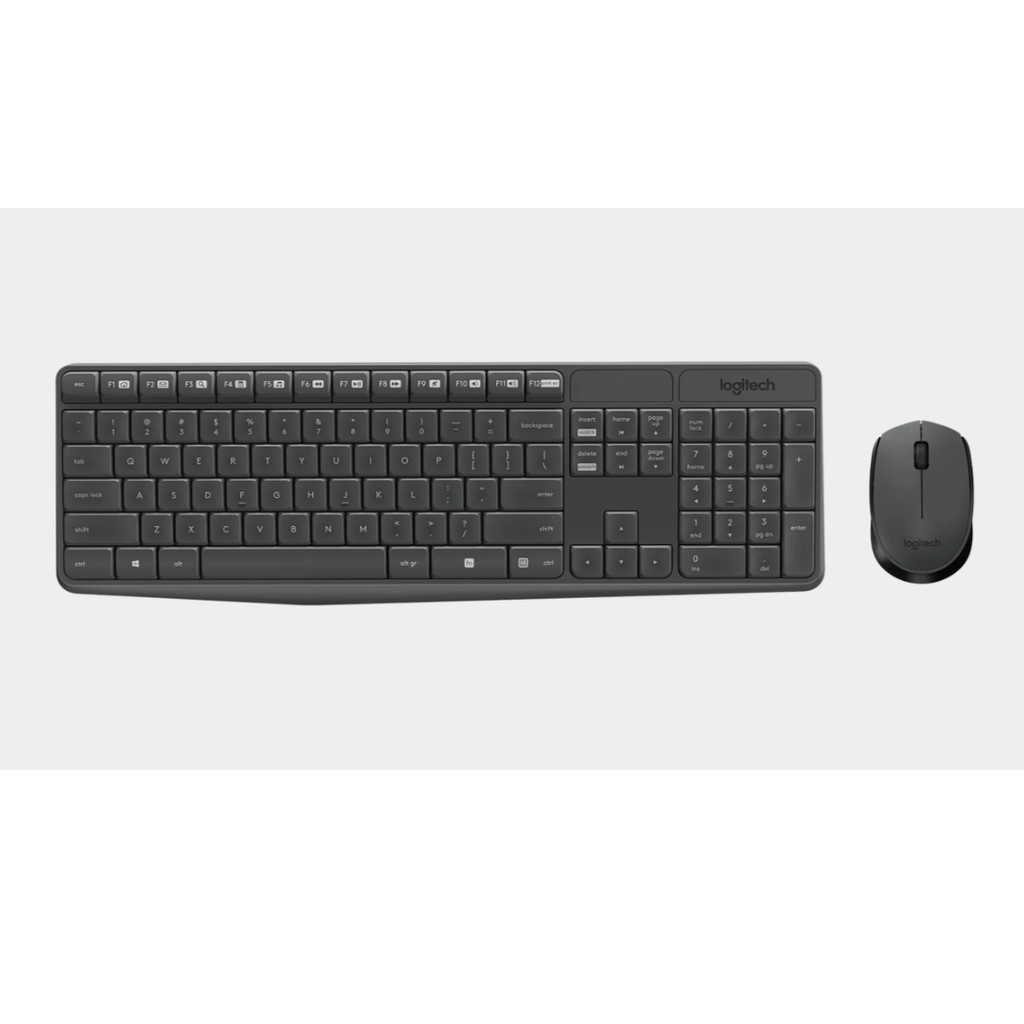 Combo Ko dây Logitech MK235 chính hãng. Comno phím + chuột không dây Logitech MK235.