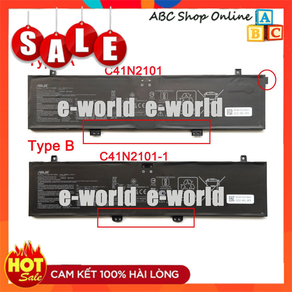 💖 PIN ZIN 💖 Pin Laptop Asus G14 2022 GA402RJ GA402R FX517ZR-F15 C41N2101 C41N2101-1