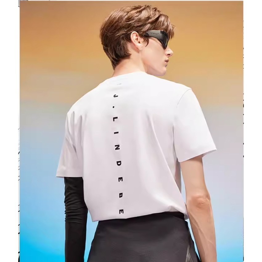 JLINDEBERG Áo Thun Nam Cổ Tròn In Hình Mới Mẻ