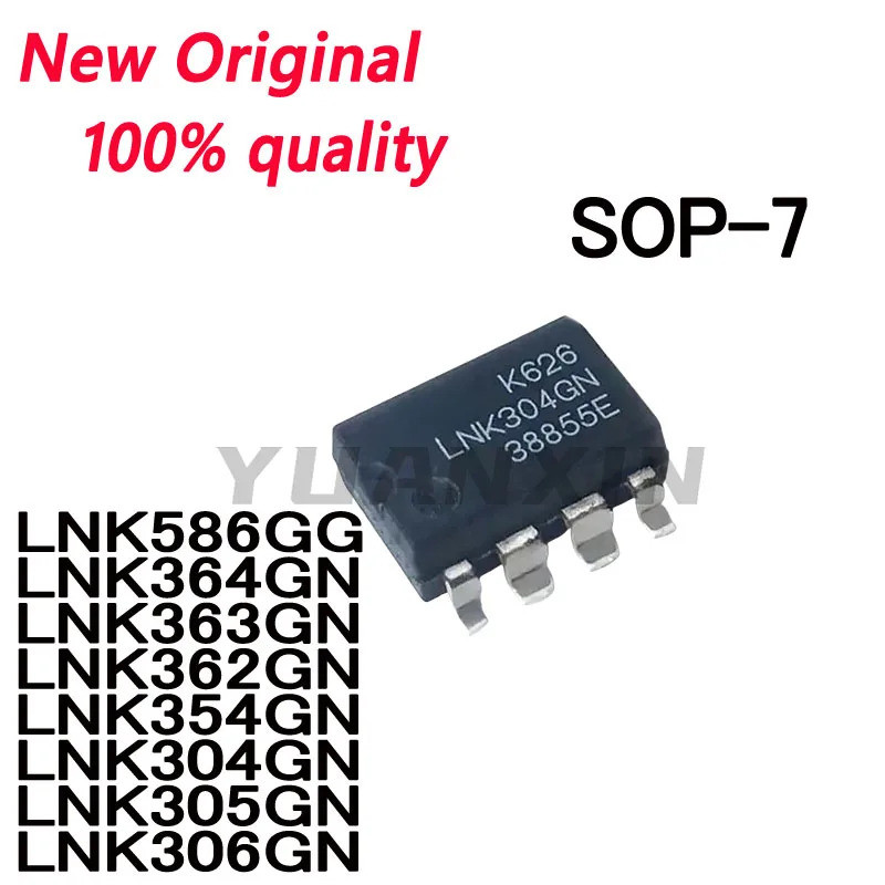 5 CHIẾC LNK586GG LNK364GN LNK363GN LNK362GN LNK354GN LNK304GN LNK305GN LNK306GN SOP-7 chip quản lý đ