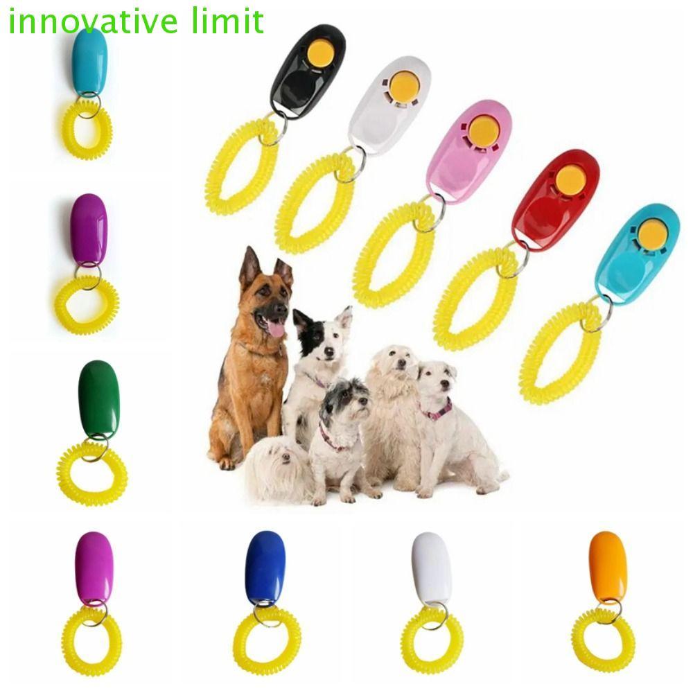 DYRUIZA Pet Tranining Clicker, Đồ chơi clicker cho chó chuyên nghiệp di động, Dụng cụ huấn luyện chó