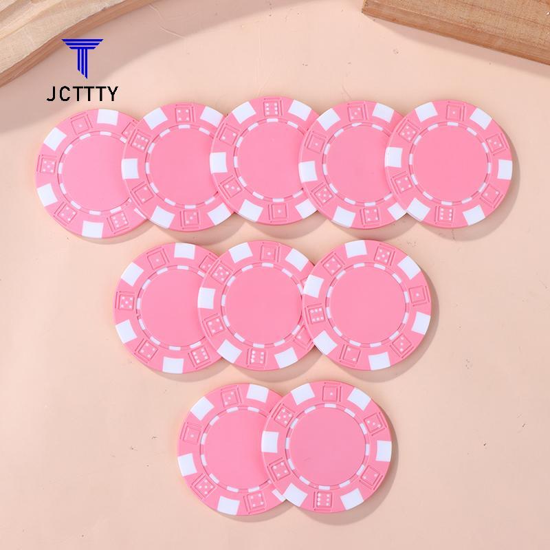 Ketchup 10 Chiếc Nhựa ABS Poker Chips Casino Texas Hold 'em Poker Kim Loại Đồng Xu 11.5g Chip Poker 