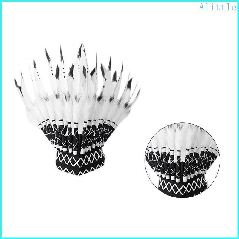Alia Tribe Chief Crown Feather Header Kokoshnik Cosplay Phụ kiện