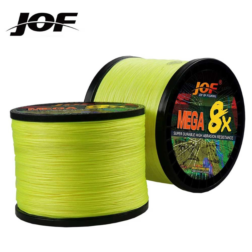 Dây Câu JOF 1000M và 500M, Bện 8 Dây PE, Chống Nước, Tiêu Chuẩn cho Cá