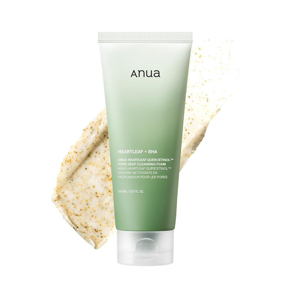 ANUA Heartleaf ANUA sâu lá tim, Sữa rửa mặt, Được sử dụng để đôi, BHA, Axit Hyaluronic, Glycerin, Sữ