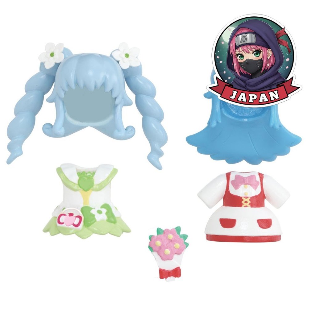 Bộ đồ chơi búp bê PreCure Happiness Charge PreCure: Vũ điệu Hula Macadamia & Cô thợ làm bánh xinh đẹ