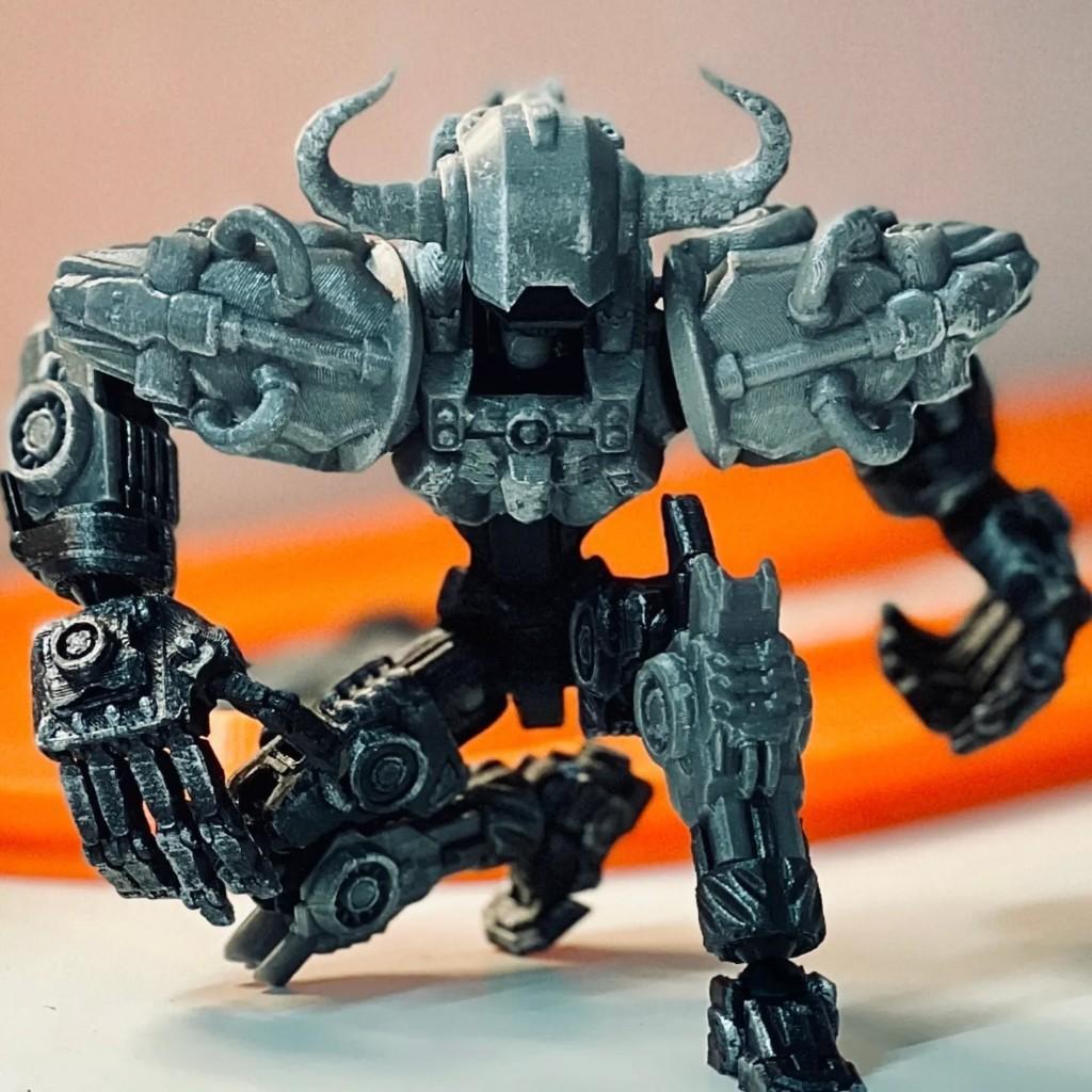 [MẪU MỚI] Mô Hình Robot Đa Khớp Dummy 13 Bản Giáp BULL Chiến Binh Mecha Cyberpunk In 3D Siêu Ngầu - 