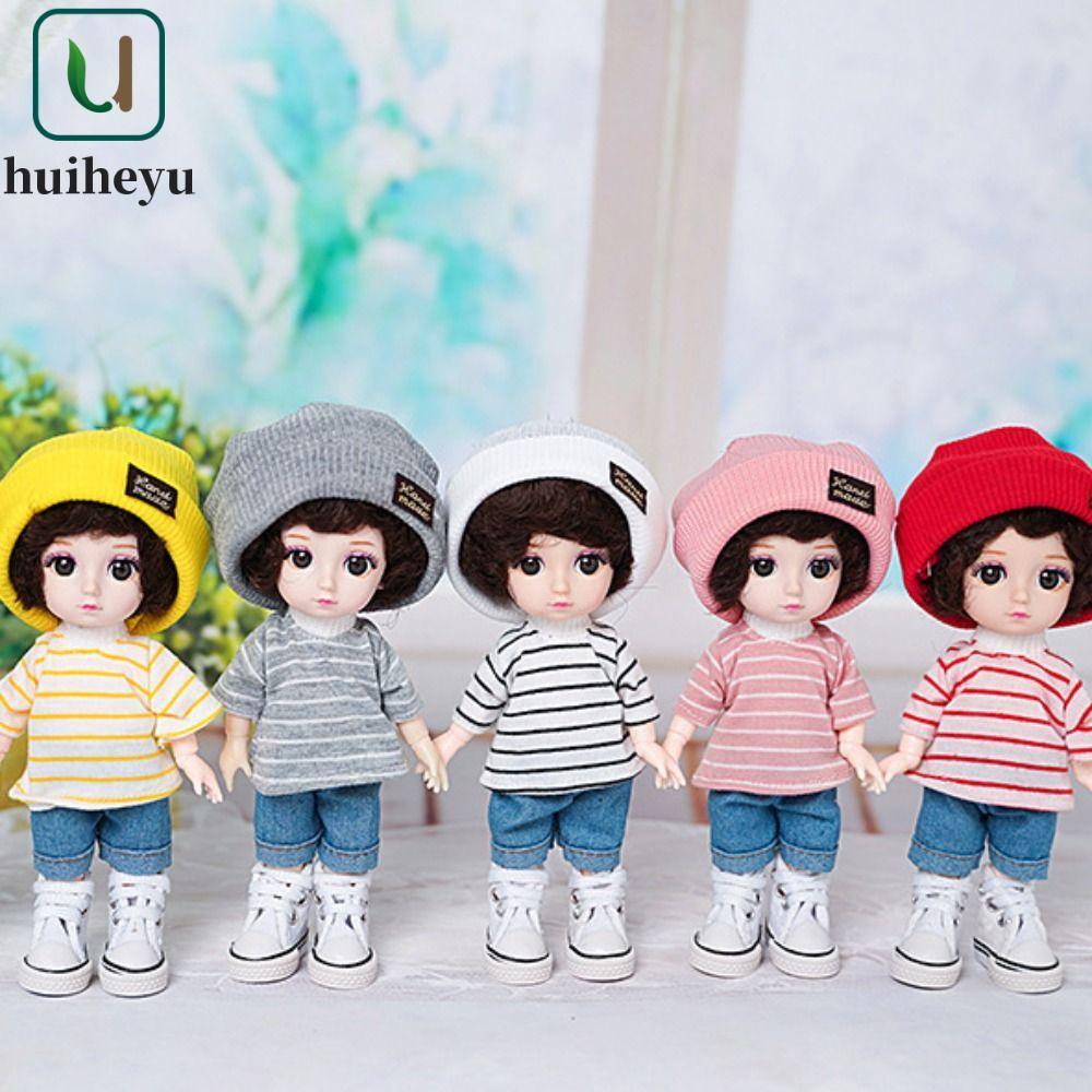 ZENITHEM Quần áo búp bê 30cm, Vải búp bê đầy màu sắc Thích hợp cho quần áo búp bê 12 inch, Phụ kiện 