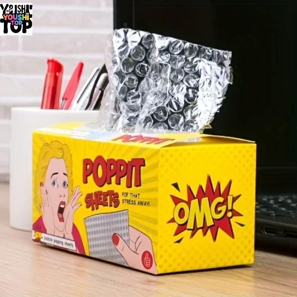 YOUSHI TOP Mini Bubble Wrap Press Pinch Burst Venting Toy Nhân viên văn phòng