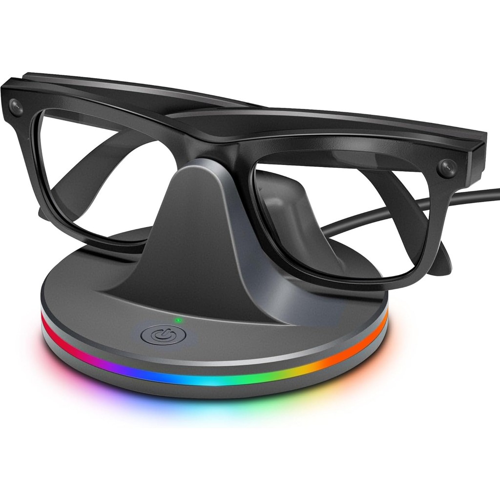 Trạm sạc cho kính Meta Ray-Ban, Đế sạc Tương thích với Wayfarer, Skyler, Headliner & Oakley Meta HST