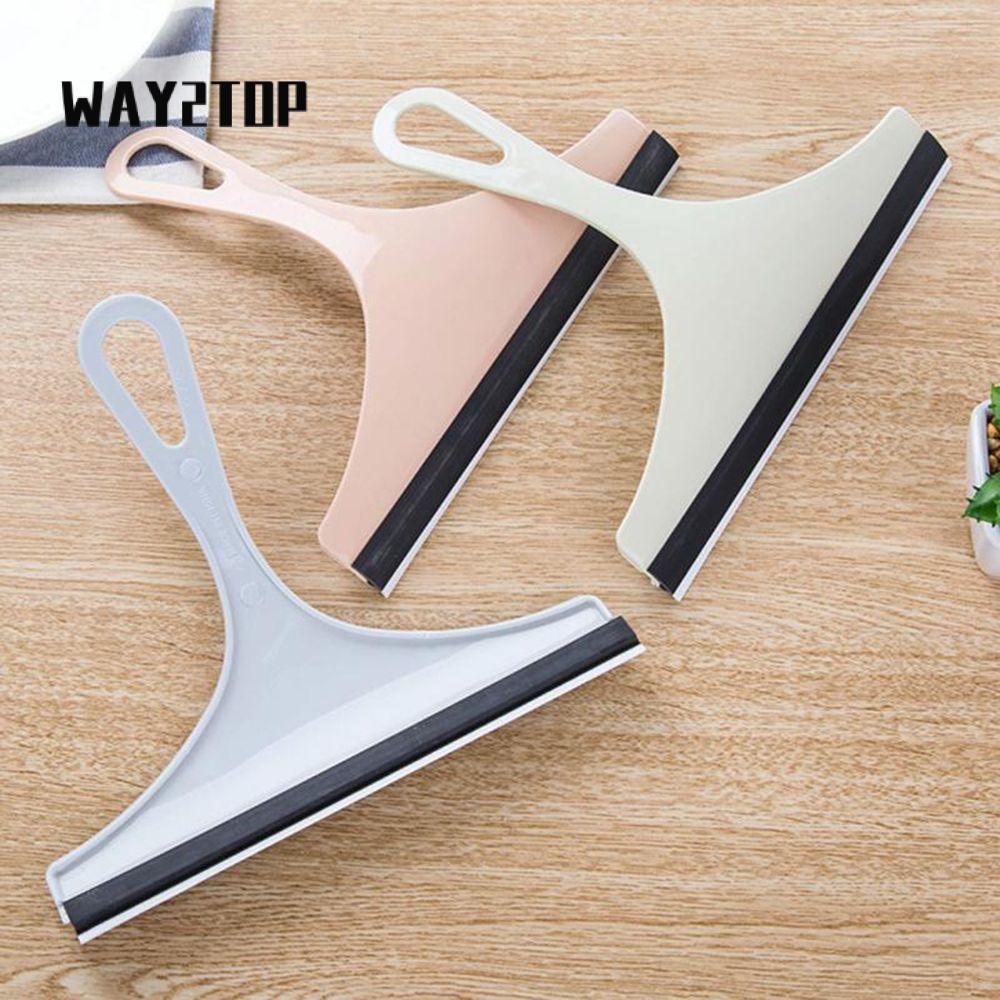 WAY2TOP Scraper Brush Mirror Wash Table Tile Glass Wiper