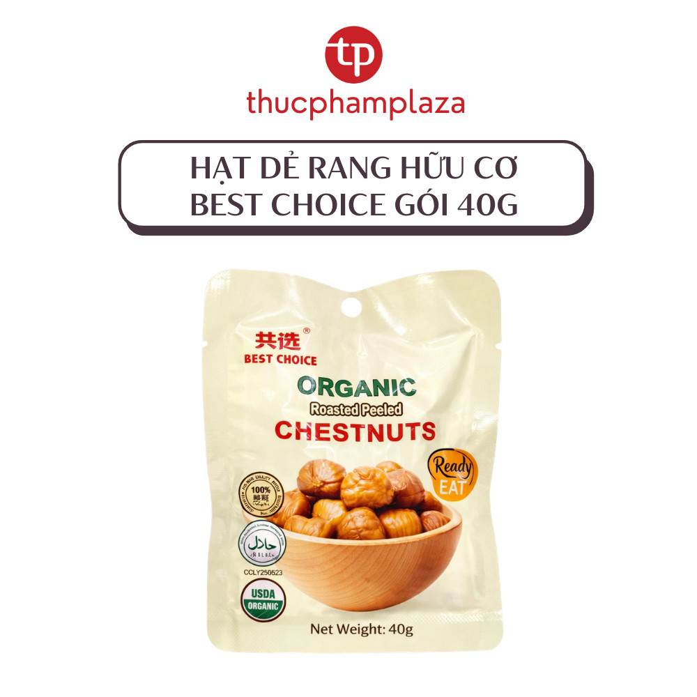 Hạt Dẻ Rang Hữu Cơ Best Choice Túi 40g