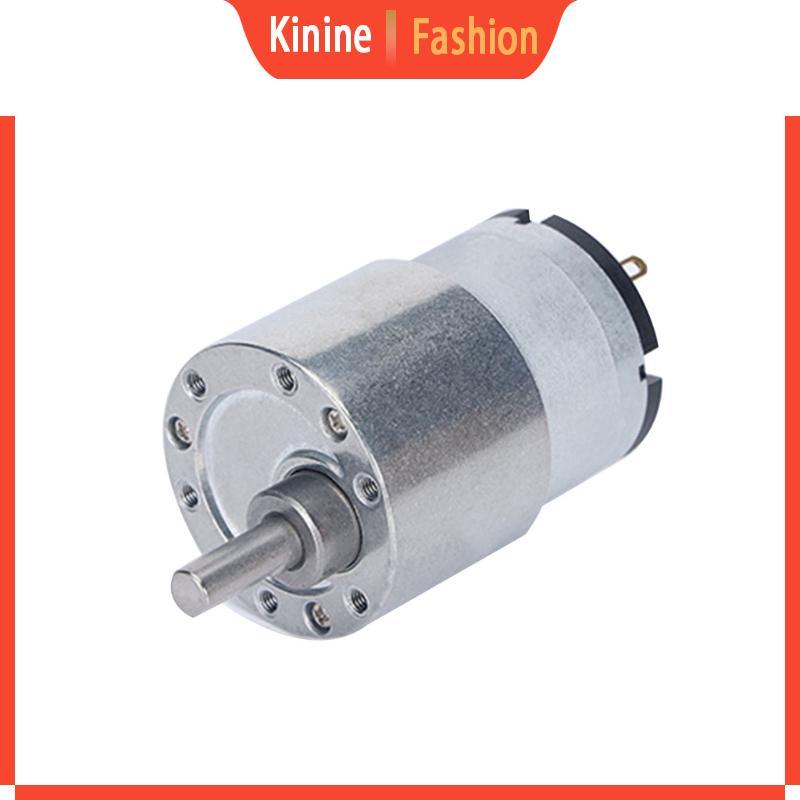 KIN 6V 12V 24V Micro Geared Motor 7RPM 960RPM Trục đầu ra lệch tâm JGB37-520