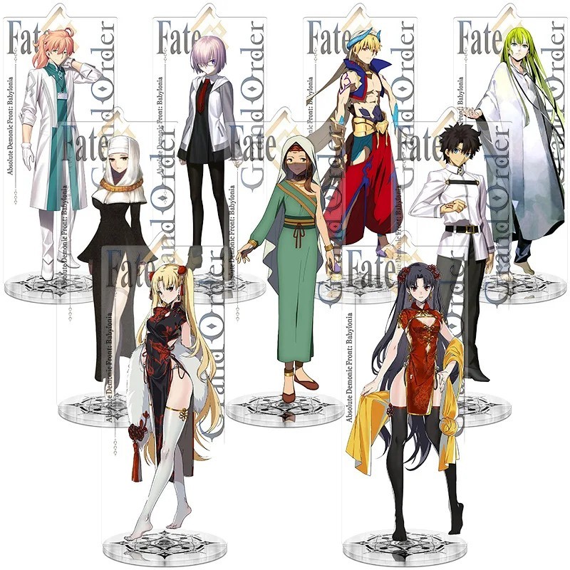 Standee Anime Fate/Grand Order FGO Mô Hình Mica Nhân Vật Saber Fujimaru Ritsuka Gilgamesh Ishtar Mas