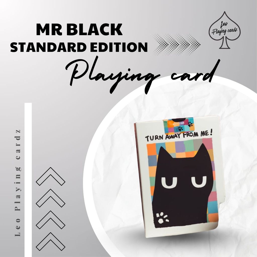 Bộ bài tây, sưu tầm MR BLACK STANDARD EDITION playing card