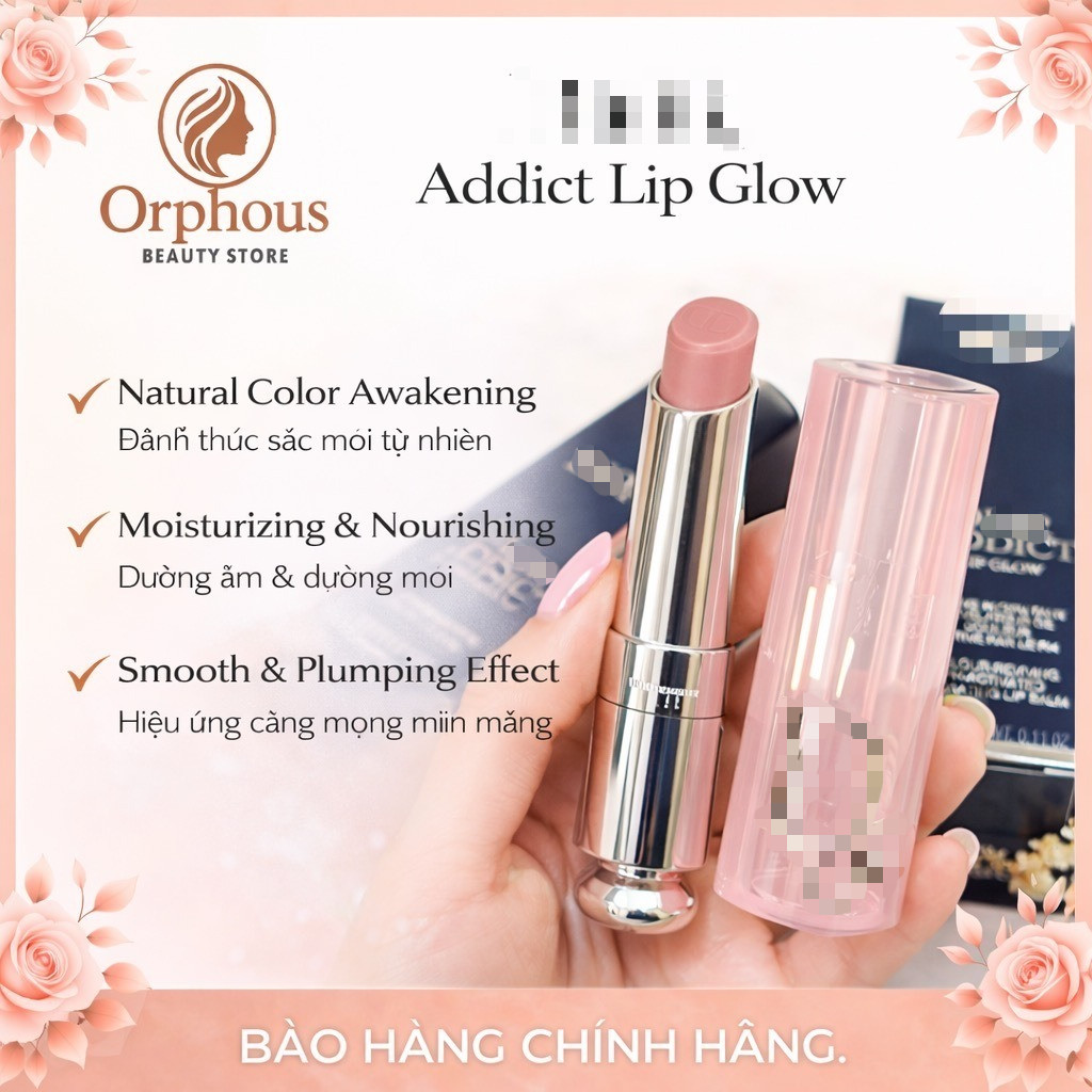 [Chính Hãng] ✨Son dưỡng 𝔻𝕚𝕠𝕣 𝗔𝗱𝗱𝗶𝗰𝘁 𝗟𝗶𝗽 𝗚𝗹𝗼𝘄 Mẫu Nới 2026 💋Full Size/Full Box