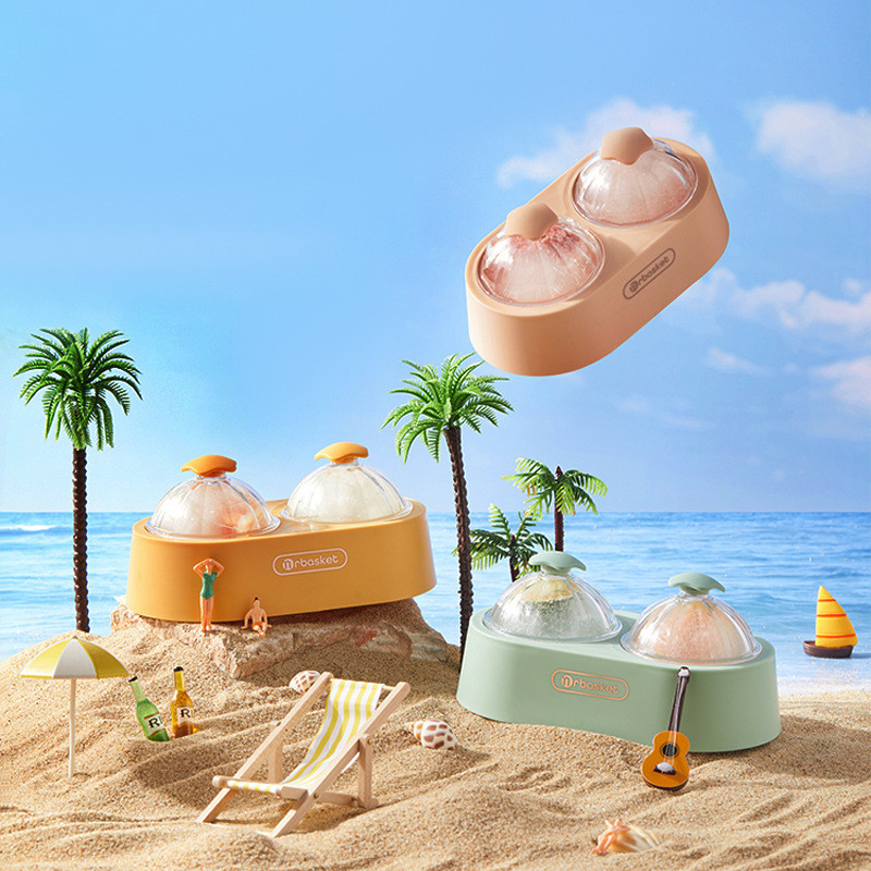 Whisky Big Ball Ice Tray Grinder Big Ice Ball Sáng Tạo Silicon Ice Tray Ice Cube Maker Nhanh Frozen 