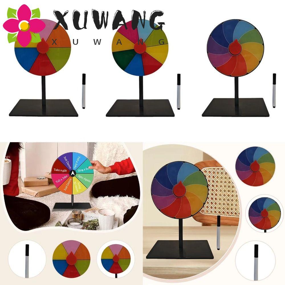 XUWANG Màu Roulette Bánh Xe Spinner Trò Chơi Giảng Dạy Hoạt Động Đạo Cụ Tiệc Sinh Nhật