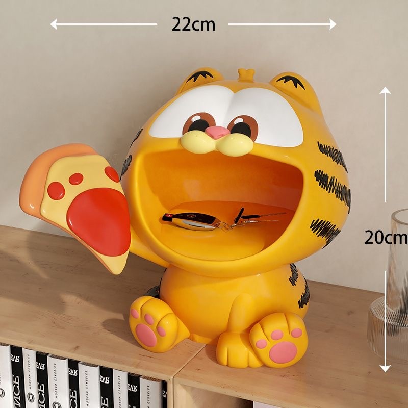 hộp đựng钥匙 mèo Garfield đồ trang trí phòng khách decor phòng ngủ đồ trang trí bàn làm việc đồ decor 