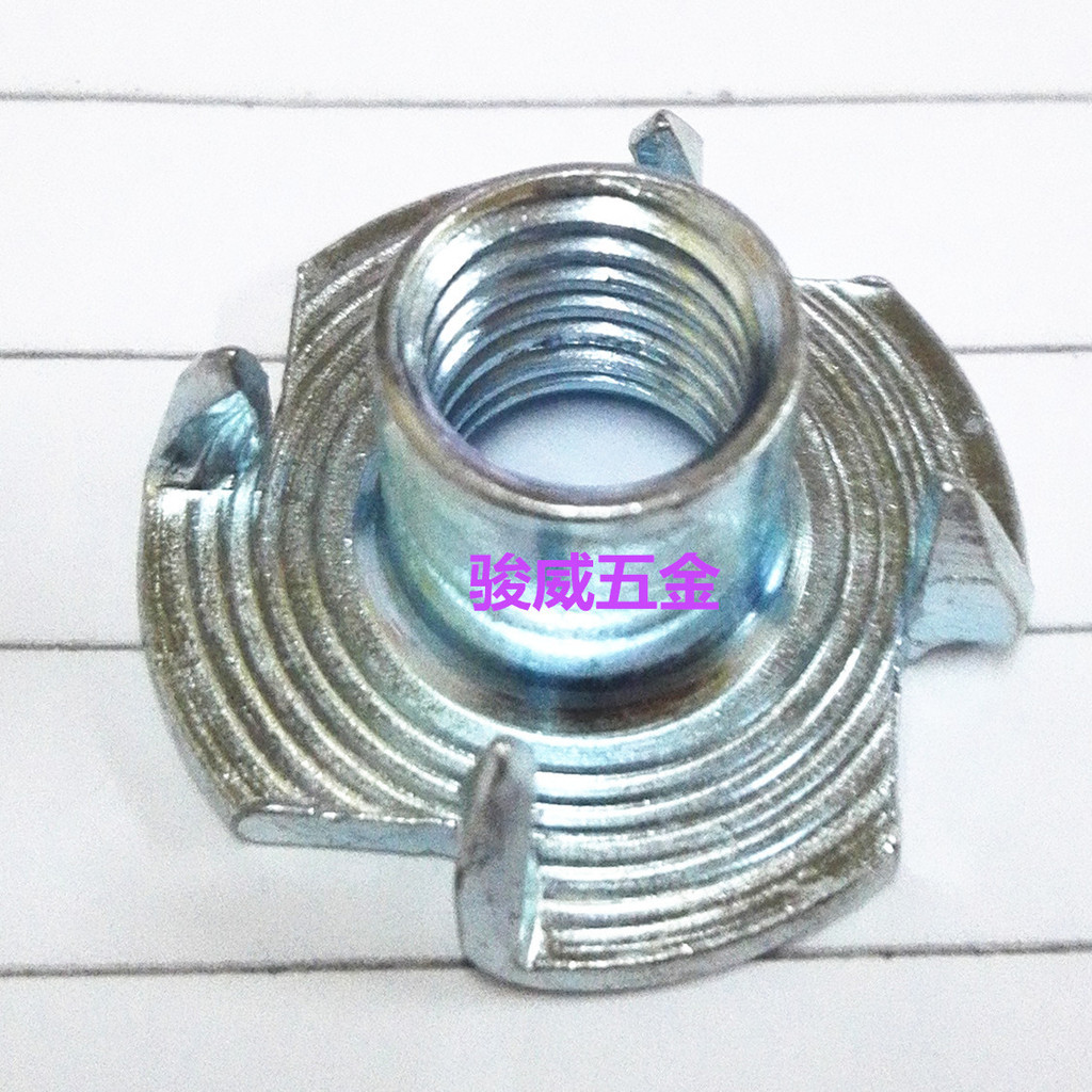 M8 * 12 Dây Full Thread / Nửa Ren Đai Ốc Bốn Móng Vuốt Hạt Dưa Hấu Đồ Nội Thất Buộc Phần Cứng Phụ Ki