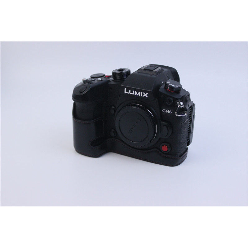 Thích hợp cho Panasonic GH6 Base Camera Vỏ Bảo Vệ Micro Đơn Da Lumix GH6 DC-GH6 Half Case Camera
