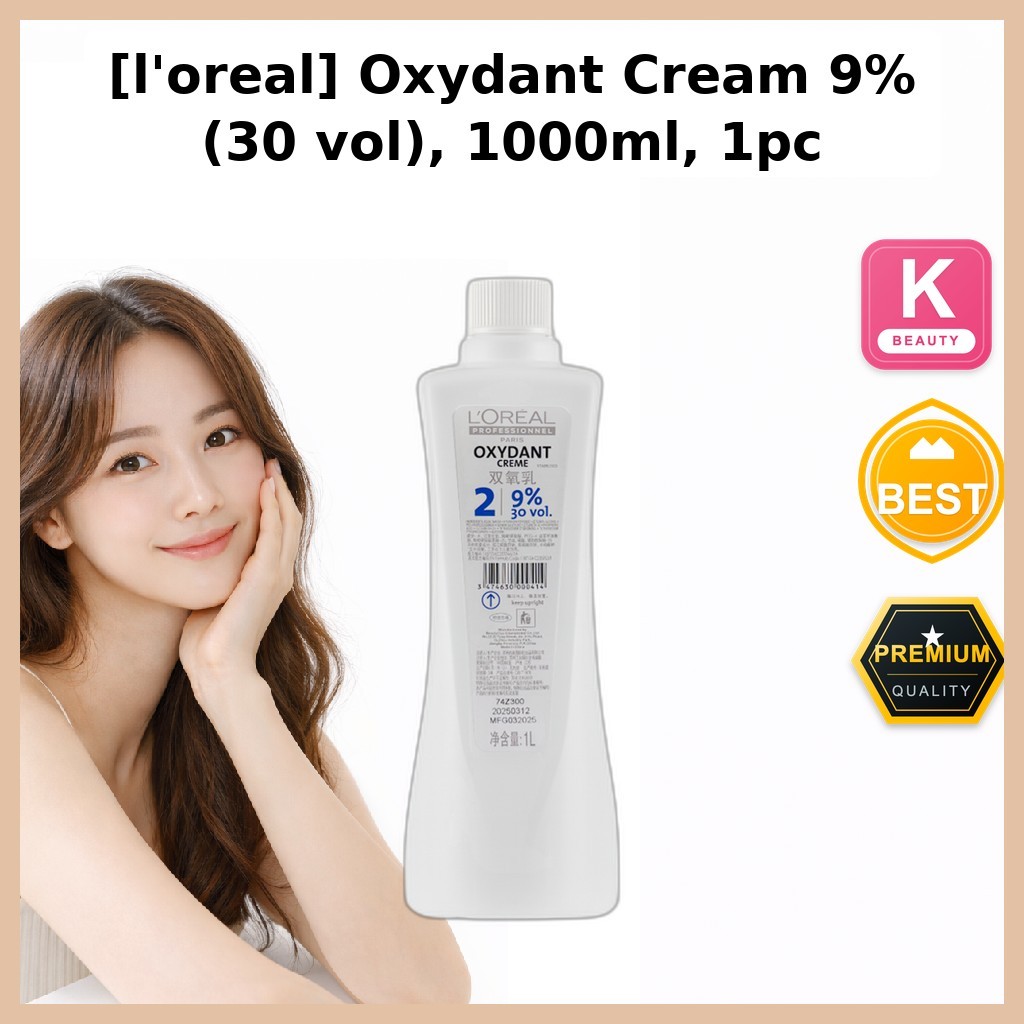 L'OREAL [l 'oreal] Kem Oxydant 9% (30 vol), 1000ml, 1pc / Kem Oxydant Hàn Quốc / Nhà phát triển 9% /