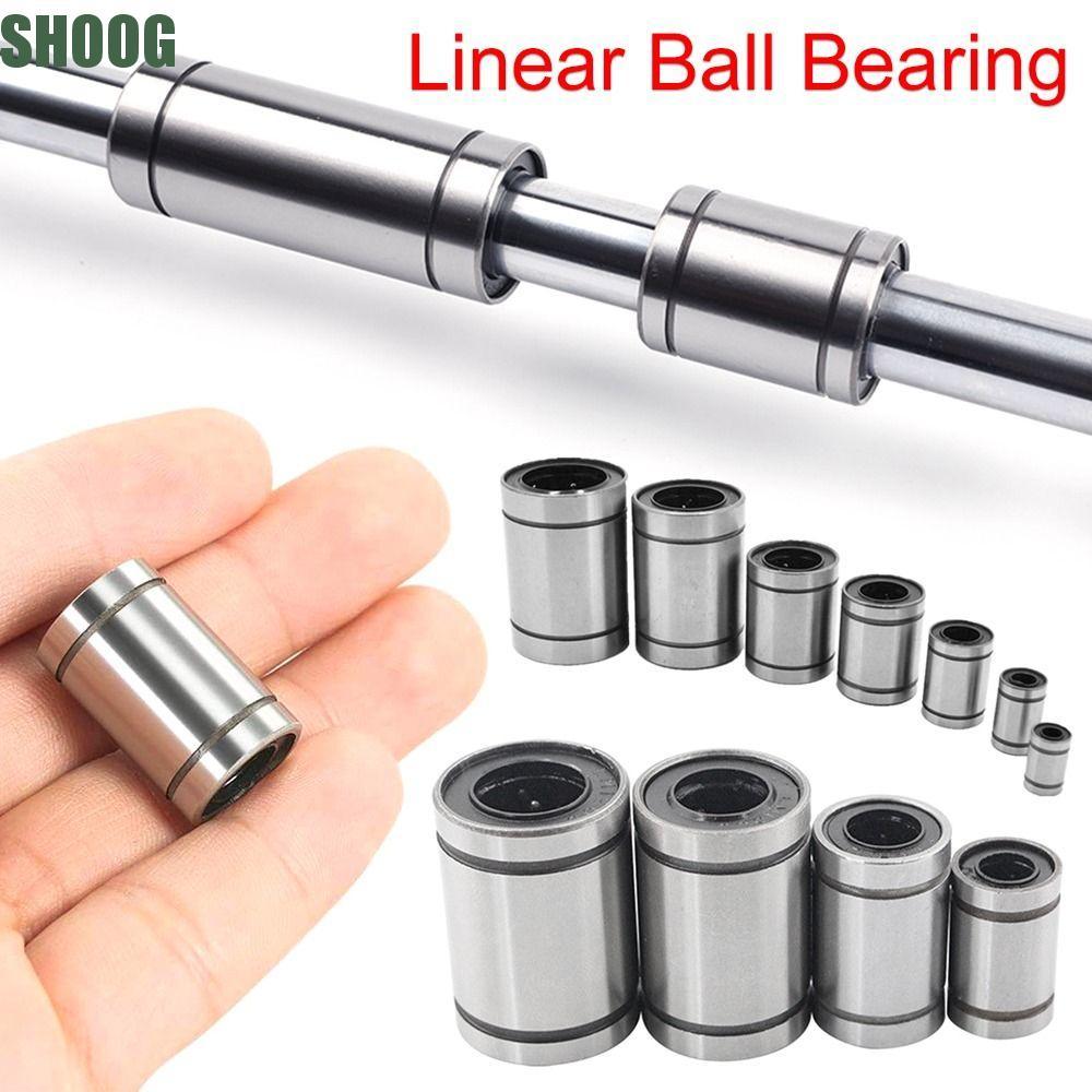 SHOOG Thép Bushing Bền CNC Phần Thanh Trục LM3UU LM4UU LM5U LM6UU