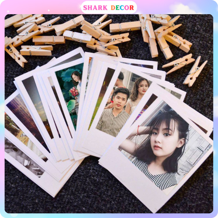 In ảnh 6x9cm In 1 ảnh tặng 1 kẹp gỗ kẹp ảnh MT826