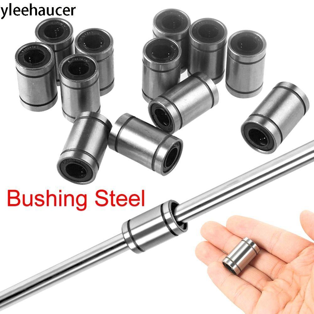 YLEEHAUCER Thép Bushing CNC Phần Thanh Trục Bền LM3UU LM4UU LM5U LM6UU