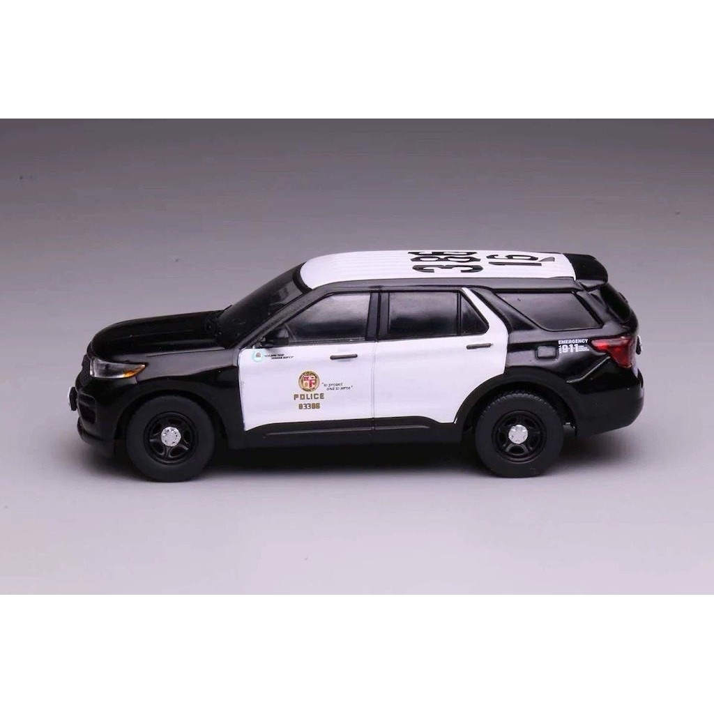 Mytopshop 1: 64 596 LAPD 2020 Explorer State Police SUV Model Diecast Collect Metal Display Car BN