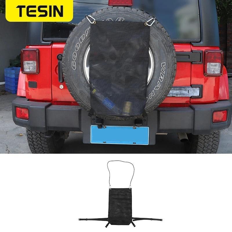 Stowing Tidying Cho Suzuki Jimny JB74 Xe Phía Sau Dự Phòng Lốp Rác Túi Bảo Quản Cho Xe Jeep JK Cho S