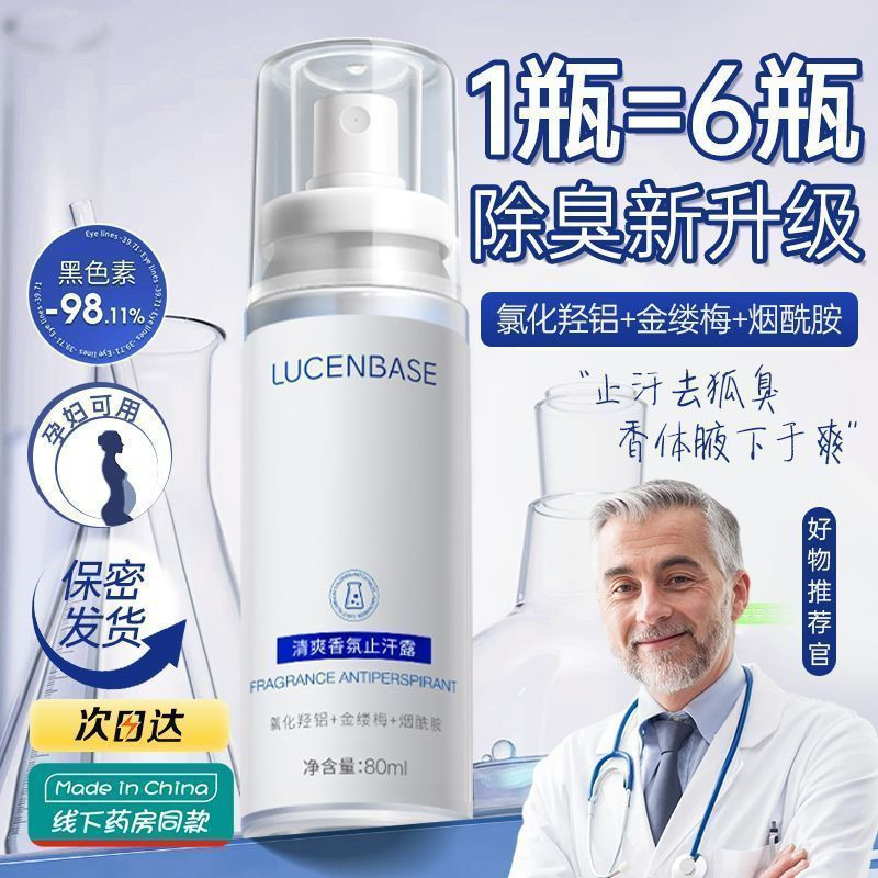 New Product#[Transparent]Fragrant Antiperspirant Spray for Underarms, Long-Lasting Fragrance, Odor R