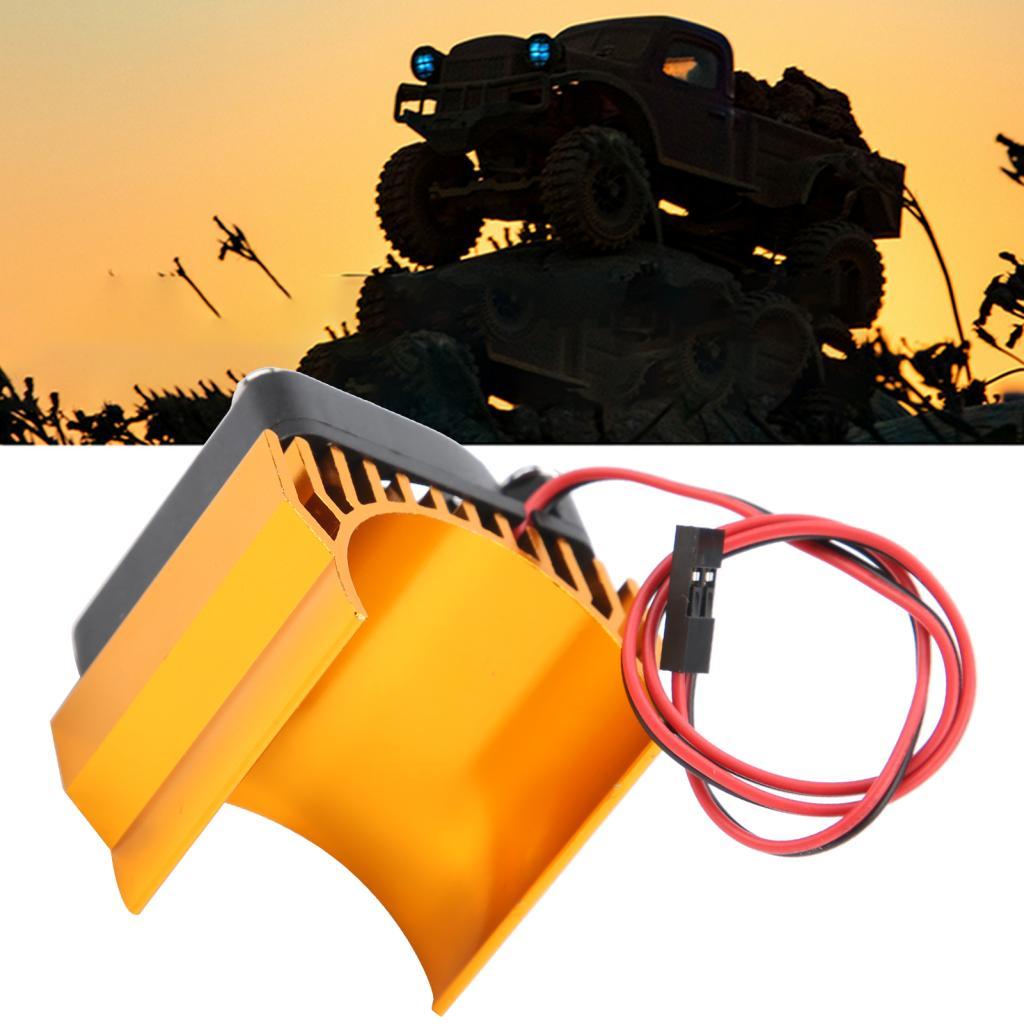 Thooth RC Motor Tản Nhiệt 1 / 10 Xe 3650 Quạt Làm Mát Không Chổi Than 540 Chải Với