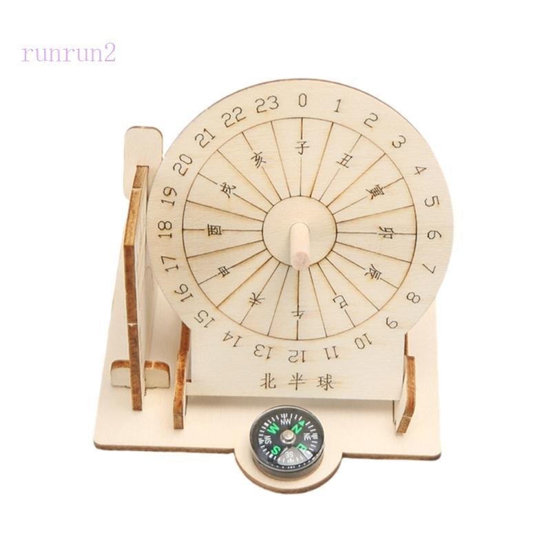 Equatorial Clock Model Hands on Assembly Toy Children Educational Toy