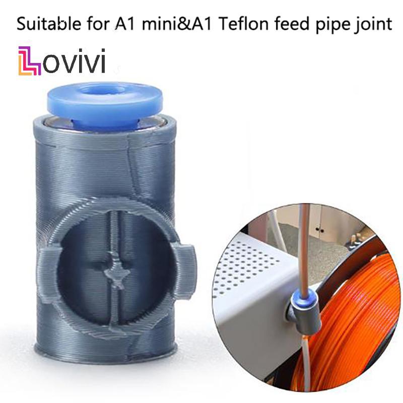 [Lovivivi] Dành Cho Bambu Lab A1 / A1 Đầu Nối Ống PTFE Mini Chất Liệu Đa Năng Thức Ăn 3D Bộ Phận Máy