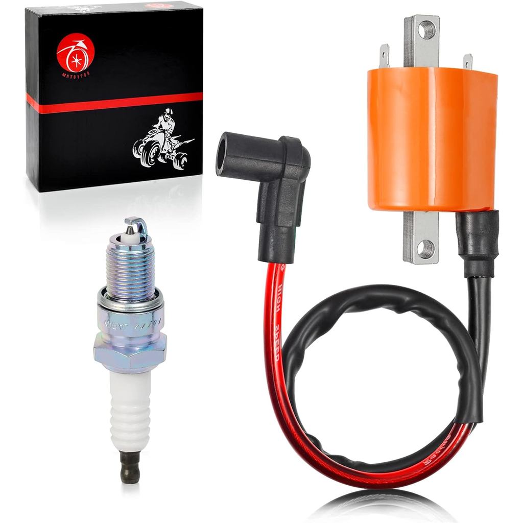 Cuộn dây đánh lửa & Bugi cho xe Golf Yamaha Gas G2 G5 G8 G9 G11 G14 1985-1996 OEM: J38-82310-20-00