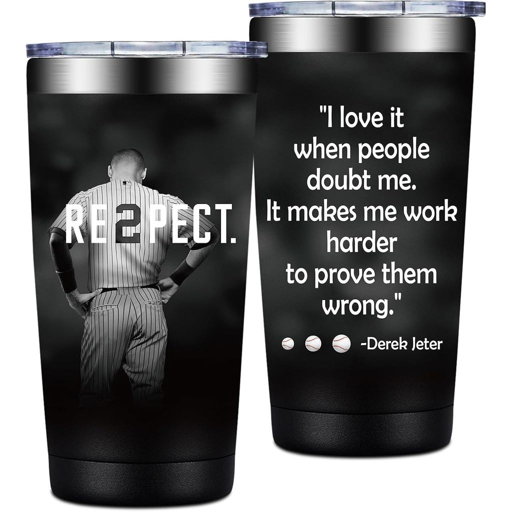 BIRGILT Derek New York Jeter Quà tặng bóng chày -I Love It When People Doubt Me Motitional Trích dẫn