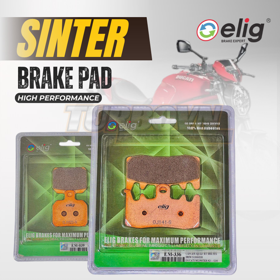 BỐ THẮNG ELIG SINTER DUCATI MONSTER 821 2014-2021 ( T-336, S-039 )