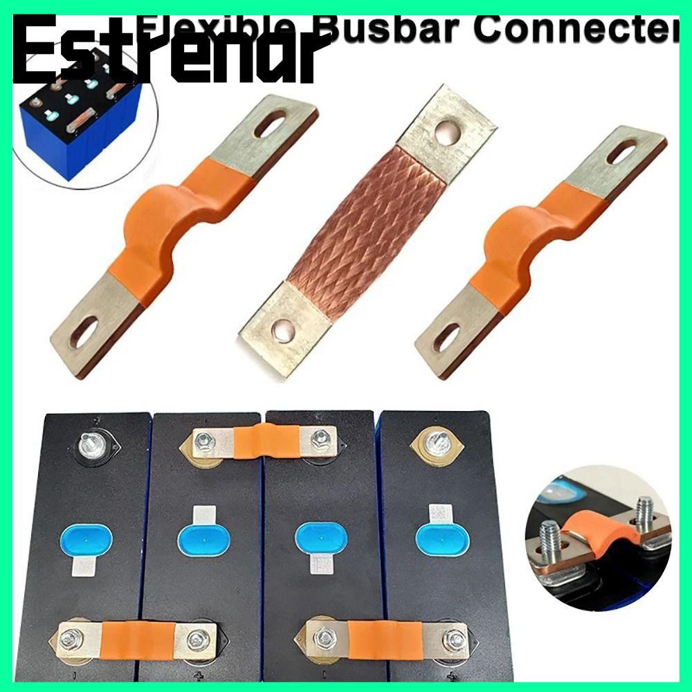 Thanh nối linh hoạt ESTRENAR, Đầu nối pin 230Ah 280Ah 2mm, Dây nối đồng M6