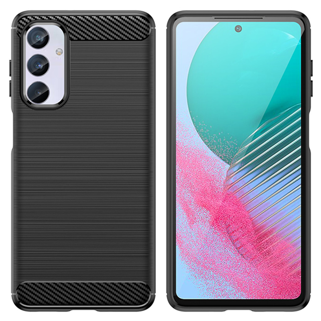 Ốp Mềm Mờ Cho Samsung F54 Galaxy M54 5G Vỏ Sợi Carbon Chống Sốc Cho Samsung M54 5G Vỏ Điện Thoại Chả