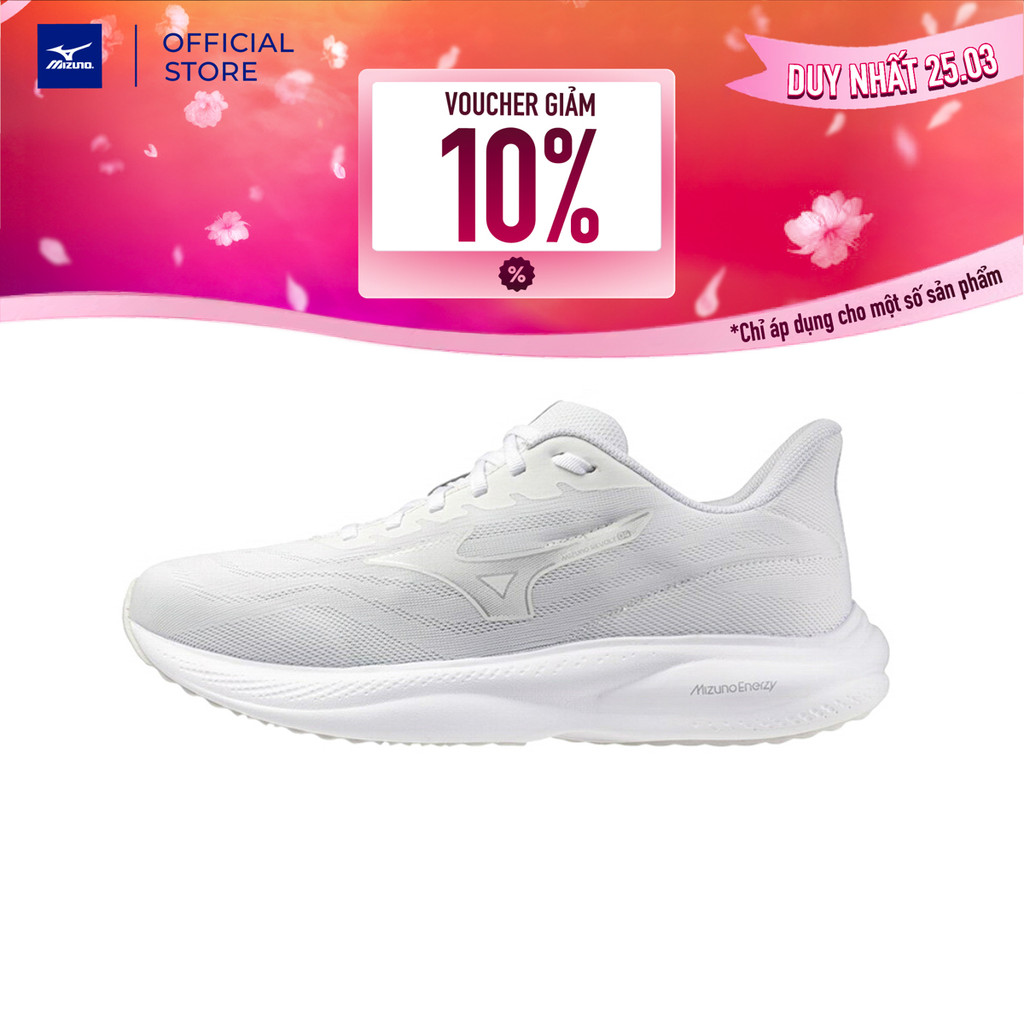 Giày Chạy Bộ Unisex Mizuno Mizuno Revolt 4 - Trắng - J1GC251406