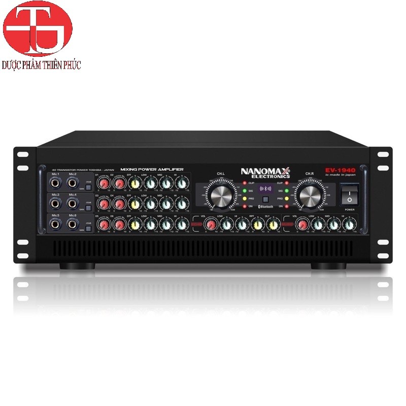 [HCM] Amply (Main) liền Mixer Nanomax EV 1940 - Hàng Chính Hãng - Bảo Ngân audio