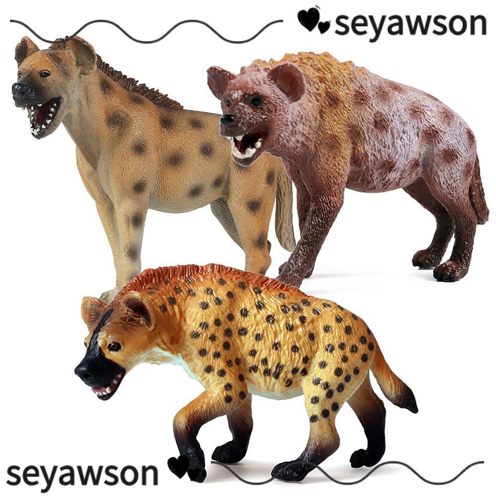 SEYAWSON Spotd Hyena Mẫu Quà Tặng Trẻ Em Nhận Thức Cảnh Sở Thú Mô Phỏng Động Vật Hoang Dã