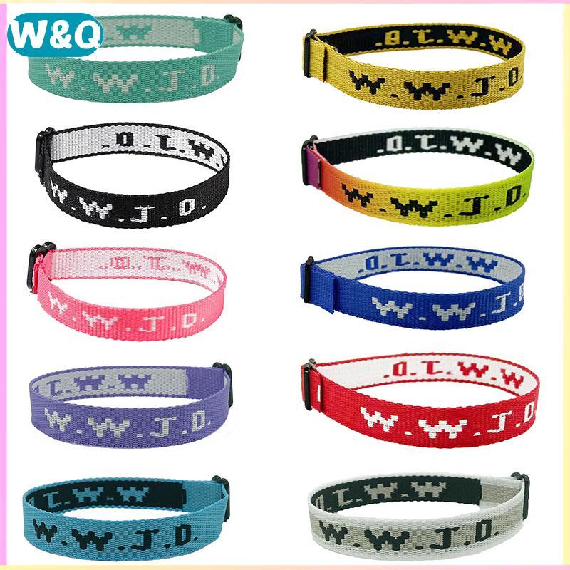 Vòng tay Cơ đốc giáo nữ, dây bện handmade truyền cảm hứng với ý nghĩa "Nếu là Chúa Giêsu thì sẽ làm 