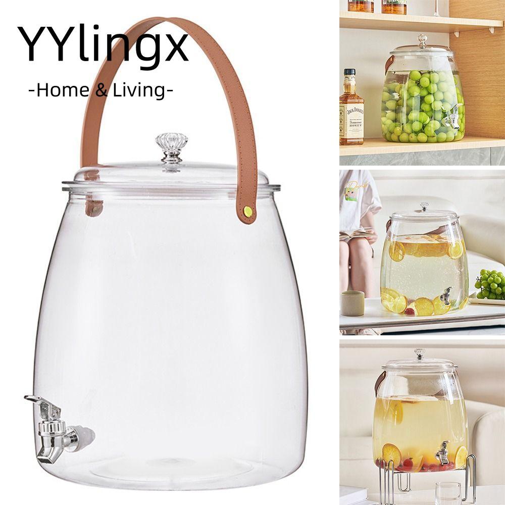 Ấm đun nước lạnh mùa hè YYLINGX 3 / 5 / 9L, có vòi trà trái cây Ấm đun nước pha lạnh, Hộp đựng đồ uố