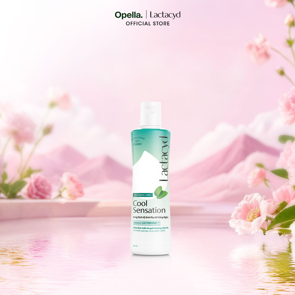 Dung Dịch Vệ Sinh Phụ Nữ Lactacyd Cool Sensation 250ml Mát Lạnh & Sạch Thoáng Dài Lâu