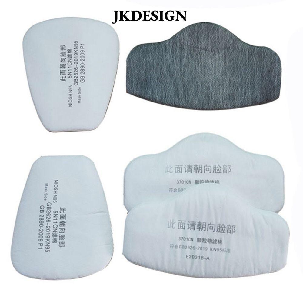 JKDESIGN 10 / 20 / 50 miếng lọc chống bụi vải cotton, màu trắng, thay thế cho 5N11CN 3701CN, đa năng